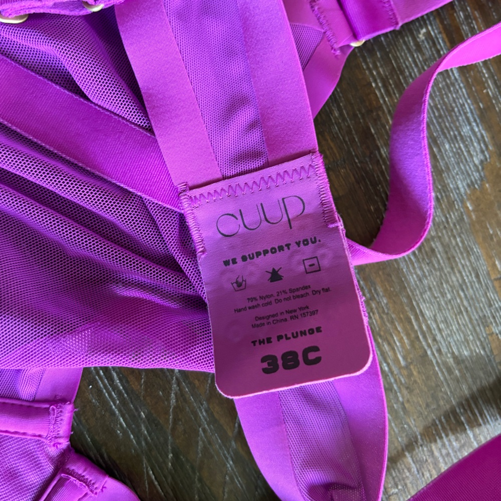 CUUP Purple Sheer Bra - Picture 6 of 6